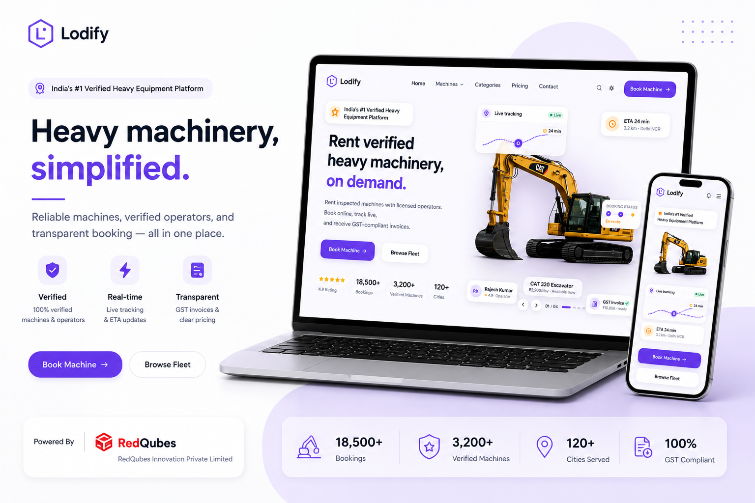 Lodify — AI-powered machine & equipment rental
