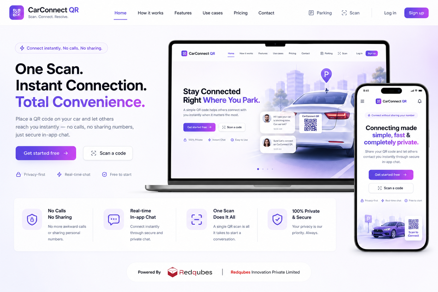 CarConnect QR — Contactless Vehicle Owner Communication System